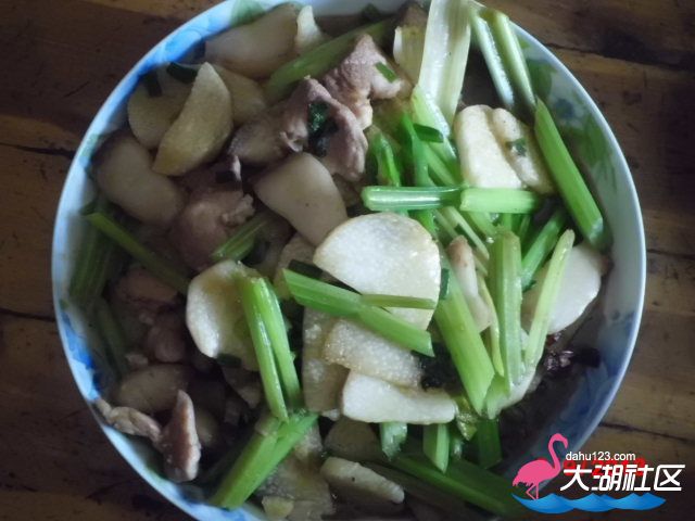 山药炒肉片